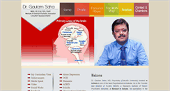 Desktop Screenshot of drgautamsaha.com